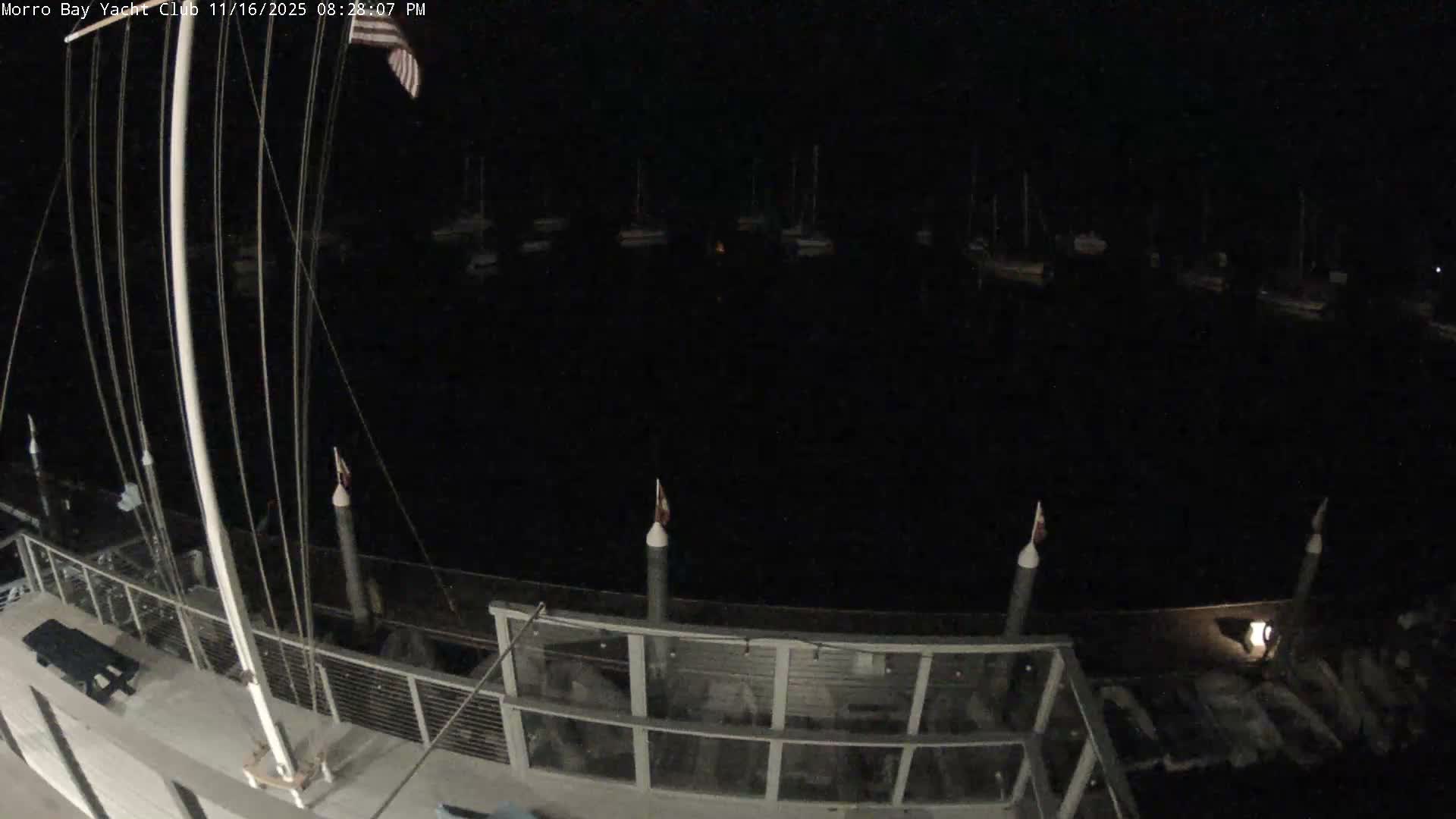 Morro Bay & Morro Bay Yatch Club Live Cam - Morro Bay, San Luis Obispo, California, USA