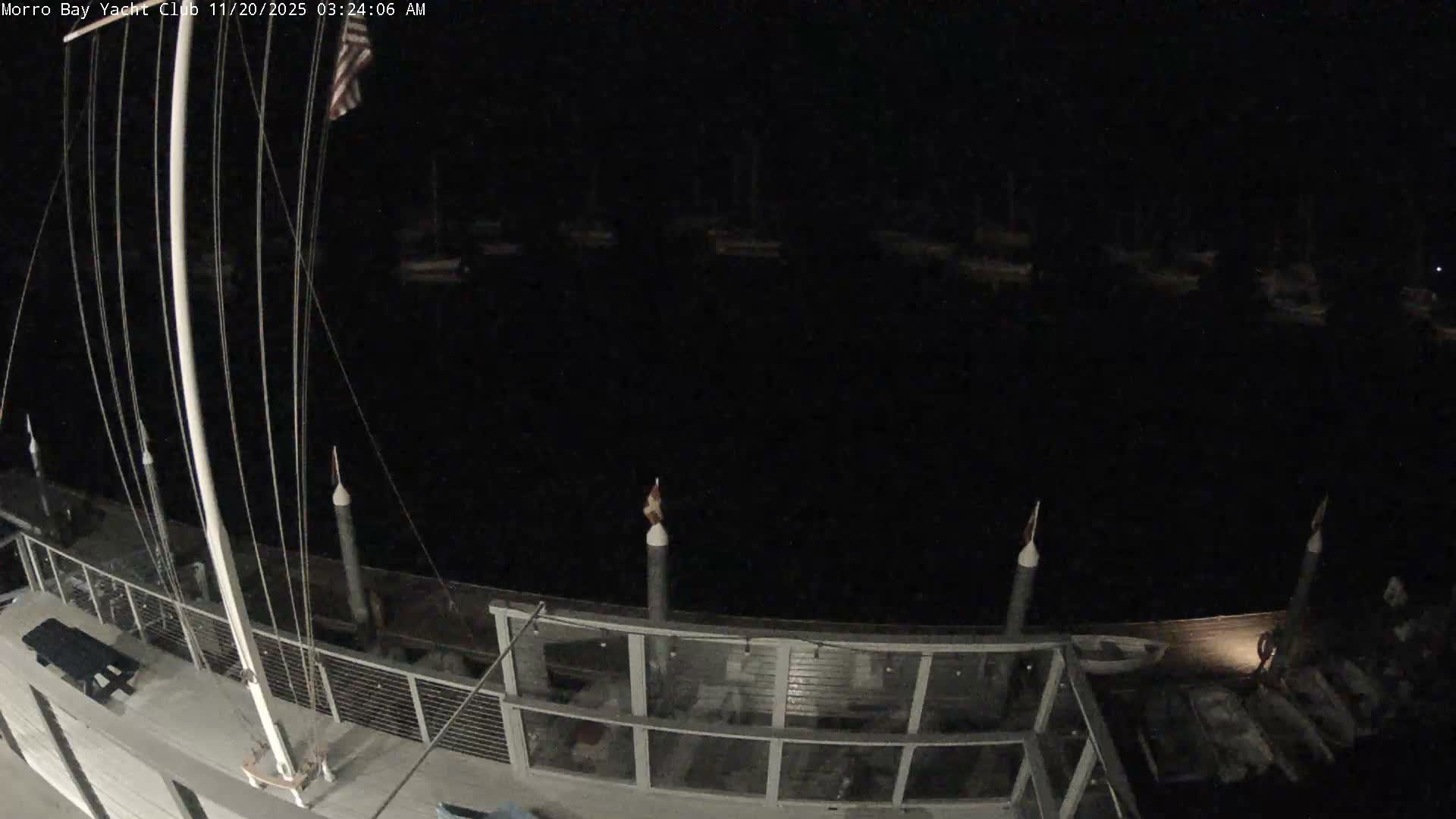 Morro Bay & Morro Bay Yatch Club Live Cam - Morro Bay, San Luis Obispo, California, USA