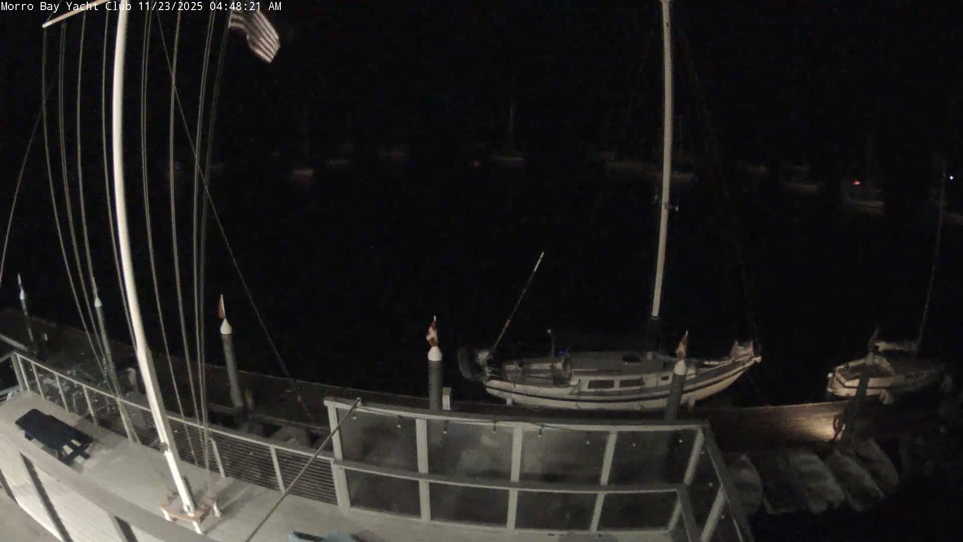 Morro Bay & Morro Bay Yatch Club Live Cam - Morro Bay, San Luis Obispo, California, USA
