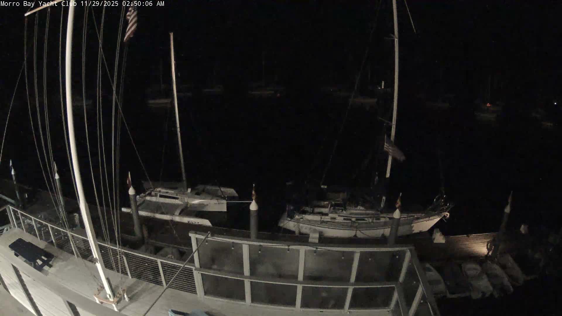 Morro Bay & Morro Bay Yatch Club Live Cam - Morro Bay, San Luis Obispo, California, USA