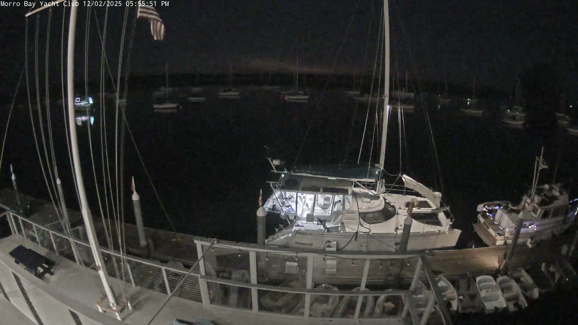 Morro Bay & Morro Bay Yatch Club Live Cam - Morro Bay, San Luis Obispo, California, USA