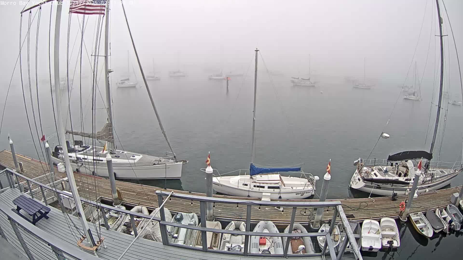 Morro Bay & Morro Bay Yatch Club Live Cam - Morro Bay, San Luis Obispo, California, USA