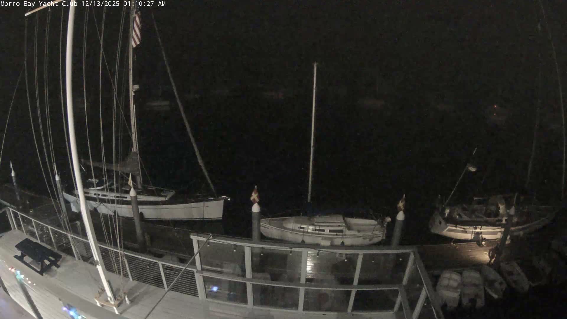 Morro Bay & Morro Bay Yatch Club Live Cam - Morro Bay, San Luis Obispo, California, USA
