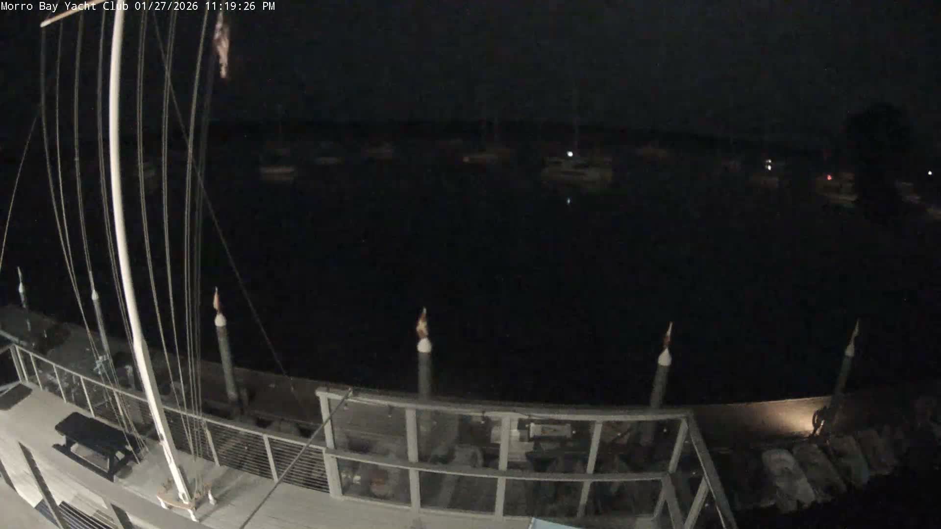 Morro Bay & Morro Bay Yatch Club Live Cam - Morro Bay, San Luis Obispo, California, USA