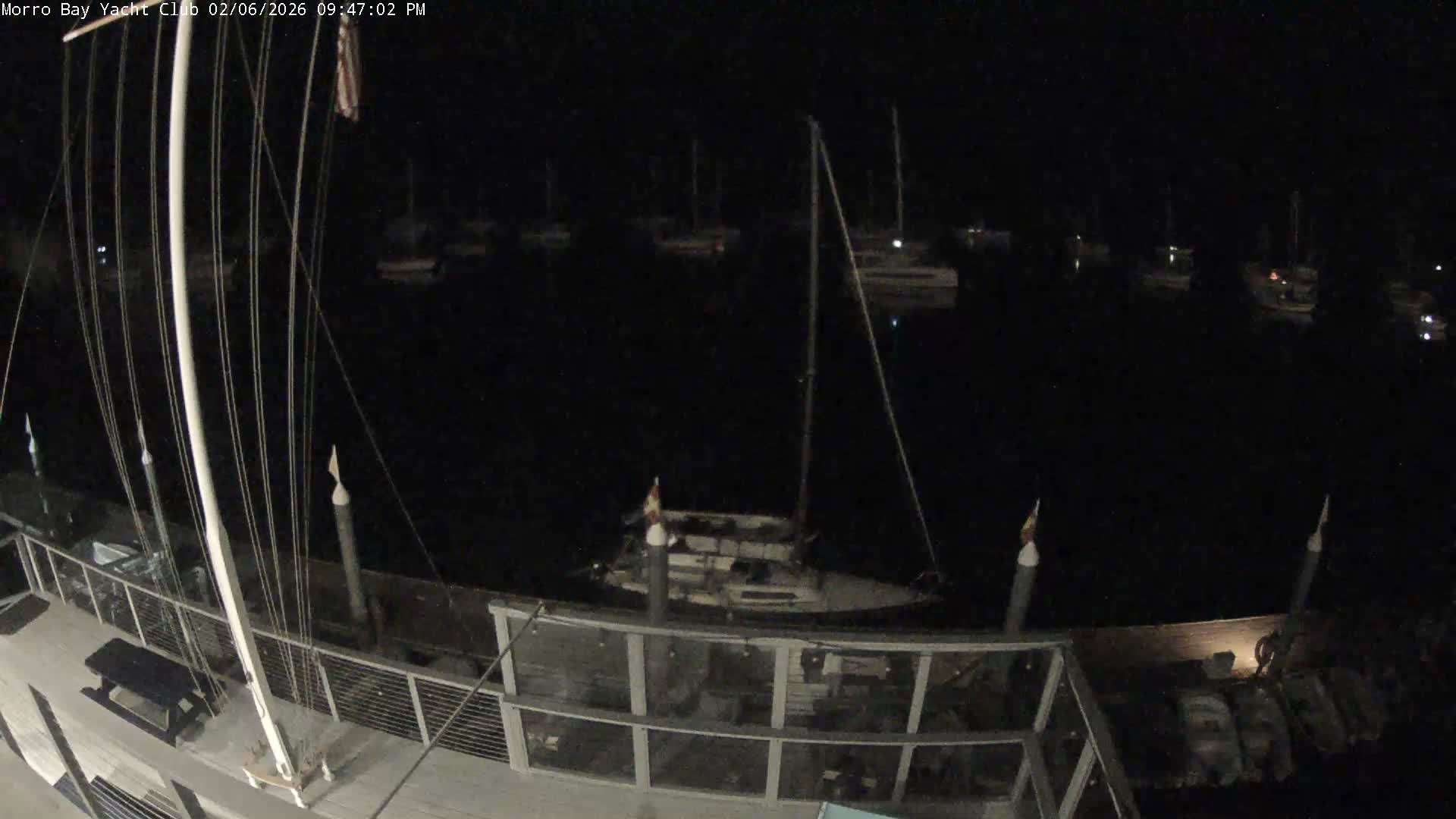 Morro Bay & Morro Bay Yatch Club Live Cam - Morro Bay, San Luis Obispo, California, USA