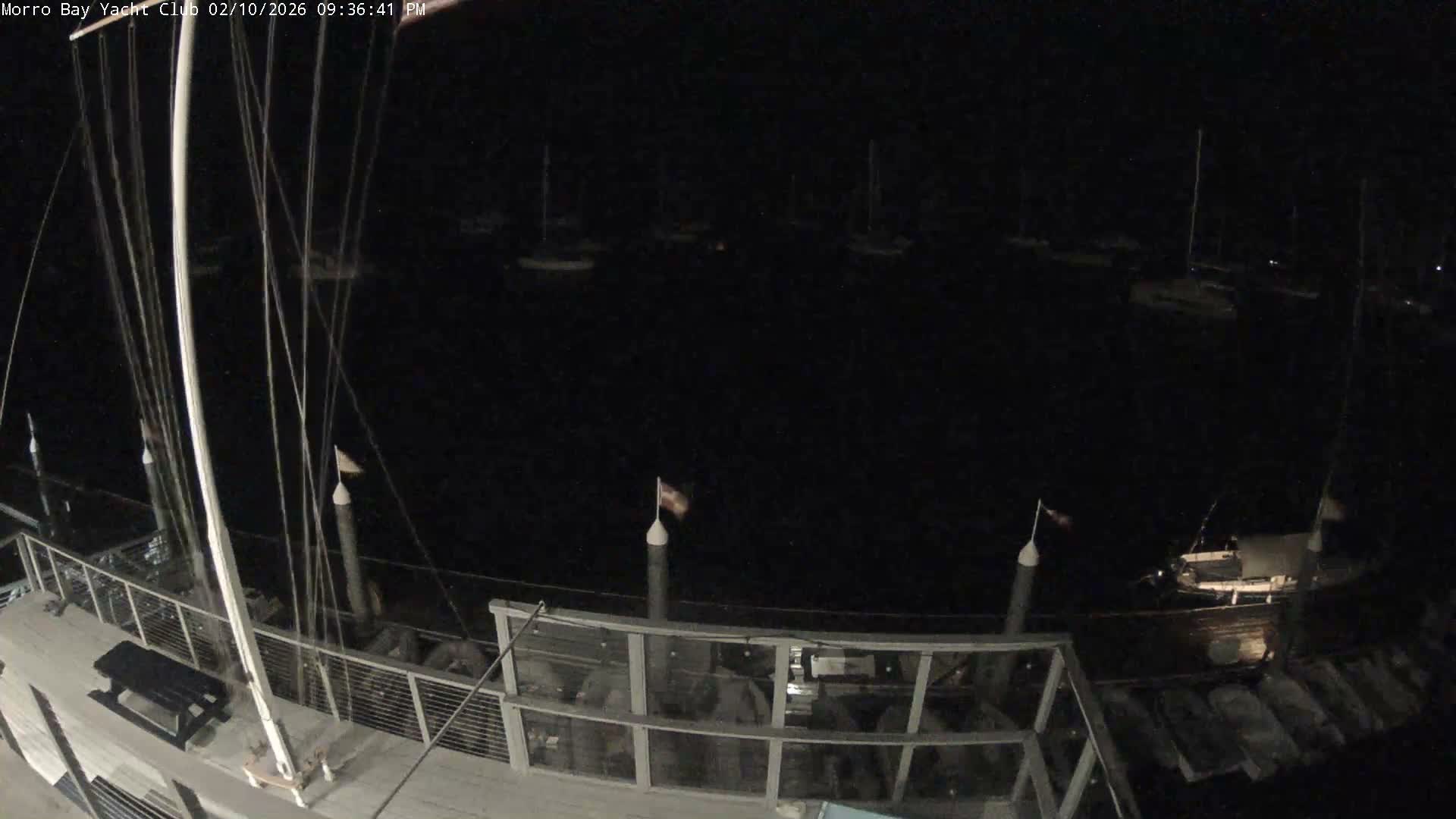 Morro Bay & Morro Bay Yatch Club Live Cam - Morro Bay, San Luis Obispo, California, USA