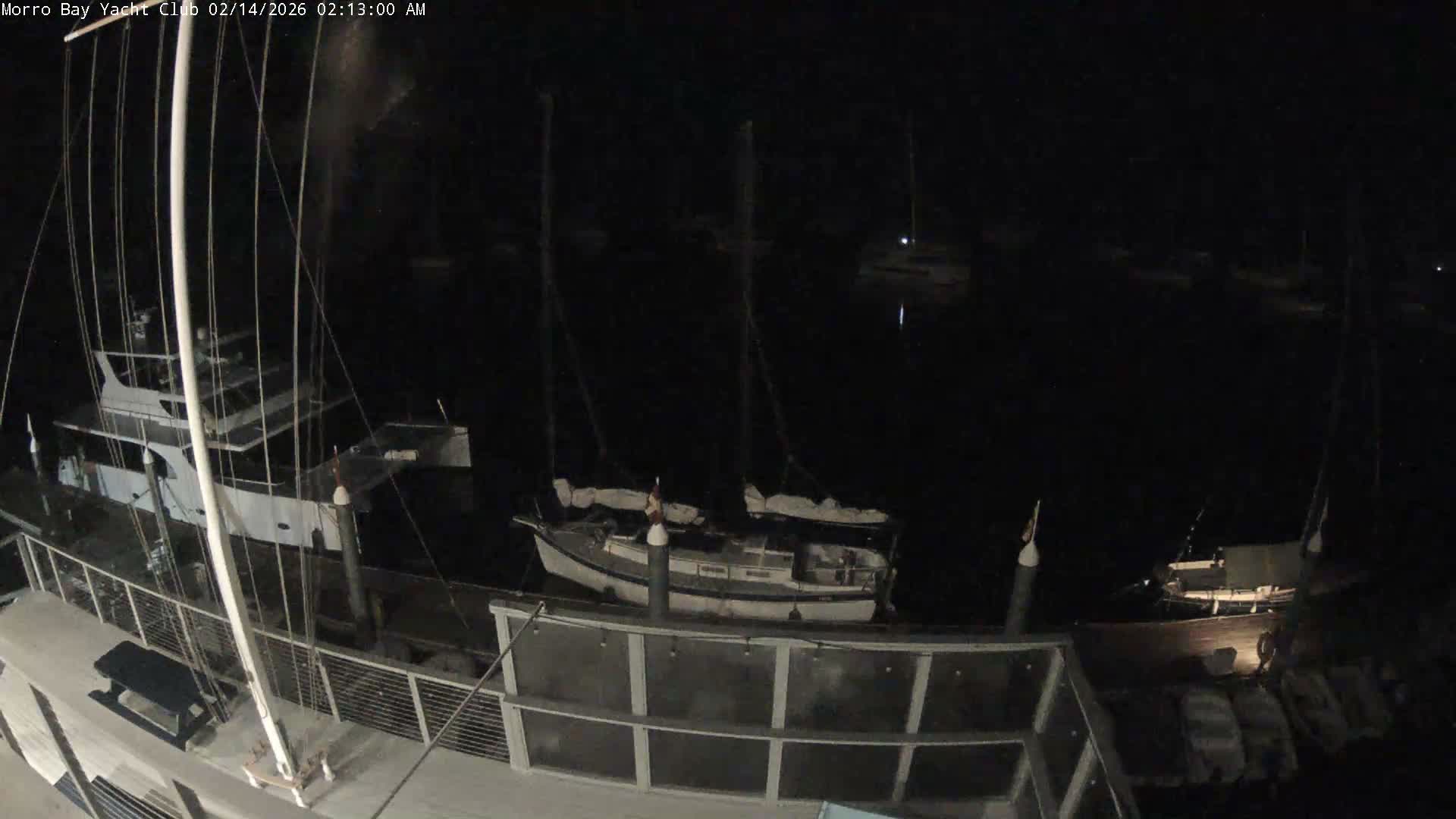 Morro Bay & Morro Bay Yatch Club Live Cam - Morro Bay, San Luis Obispo, California, USA
