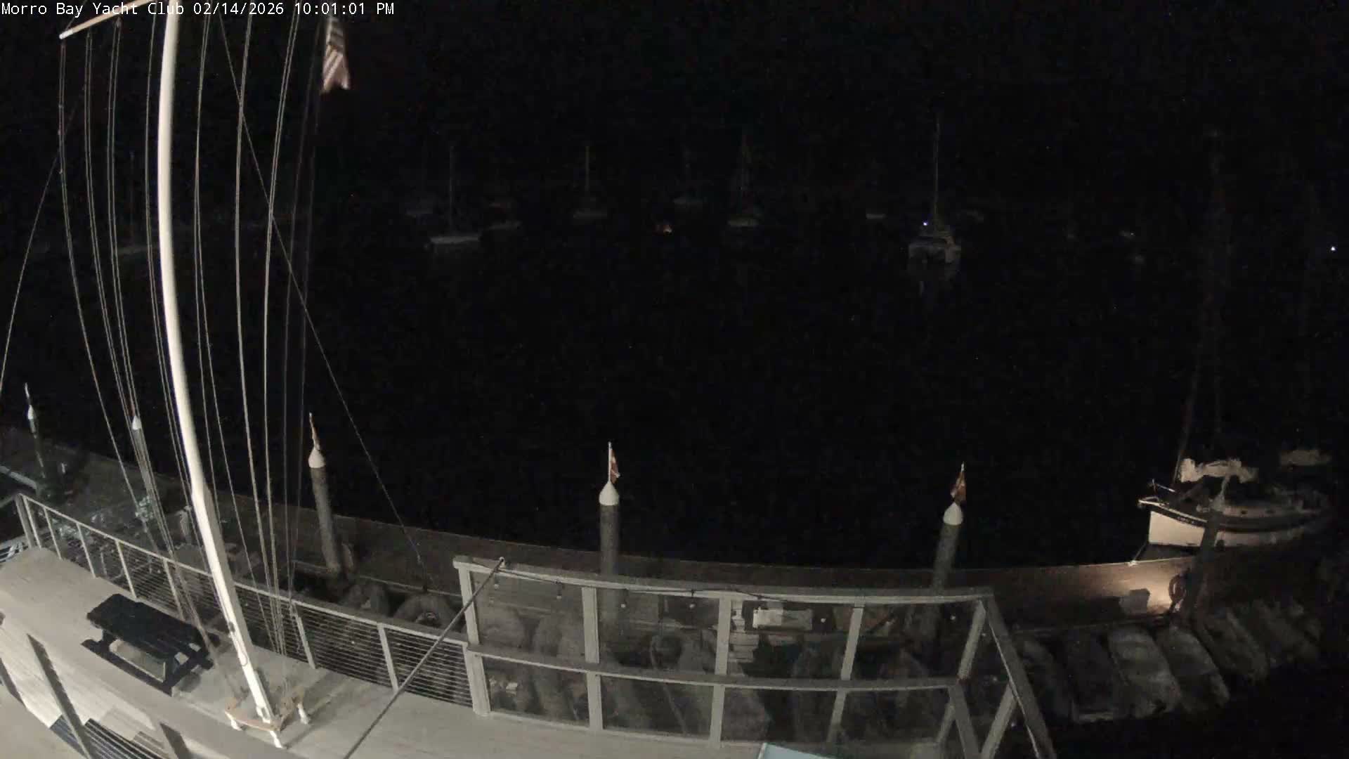 Morro Bay & Morro Bay Yatch Club Live Cam - Morro Bay, San Luis Obispo, California, USA
