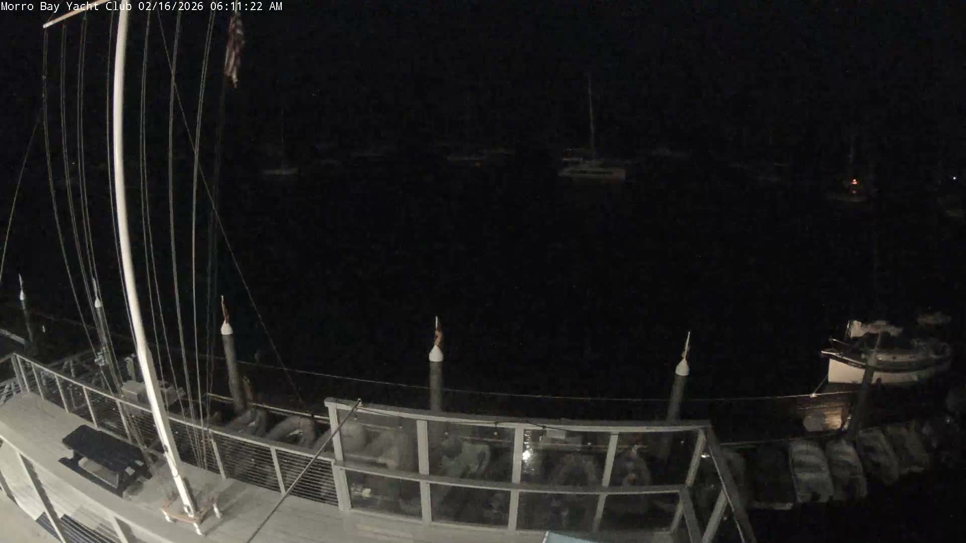 Morro Bay & Morro Bay Yatch Club Live Cam - Morro Bay, San Luis Obispo, California, USA