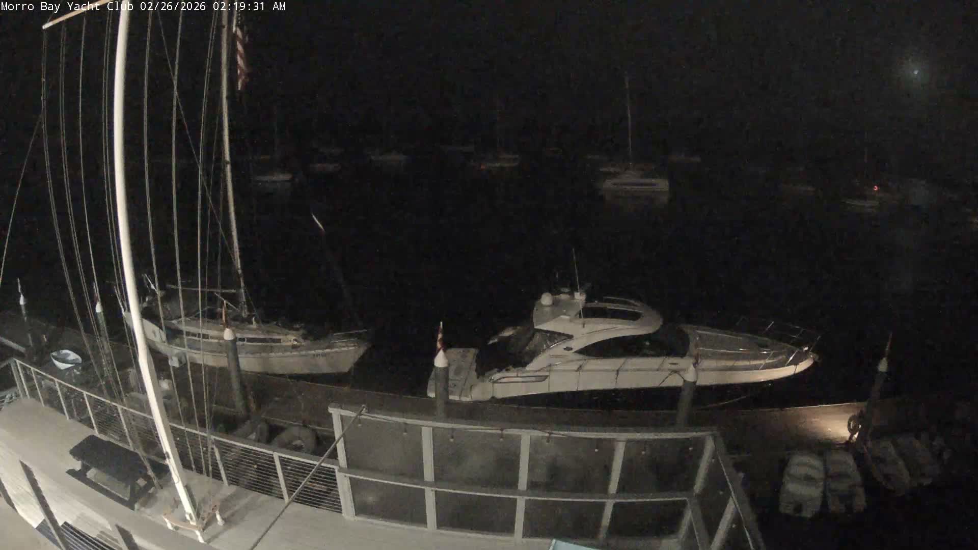 Morro Bay & Morro Bay Yatch Club Live Cam - Morro Bay, San Luis Obispo, California, USA