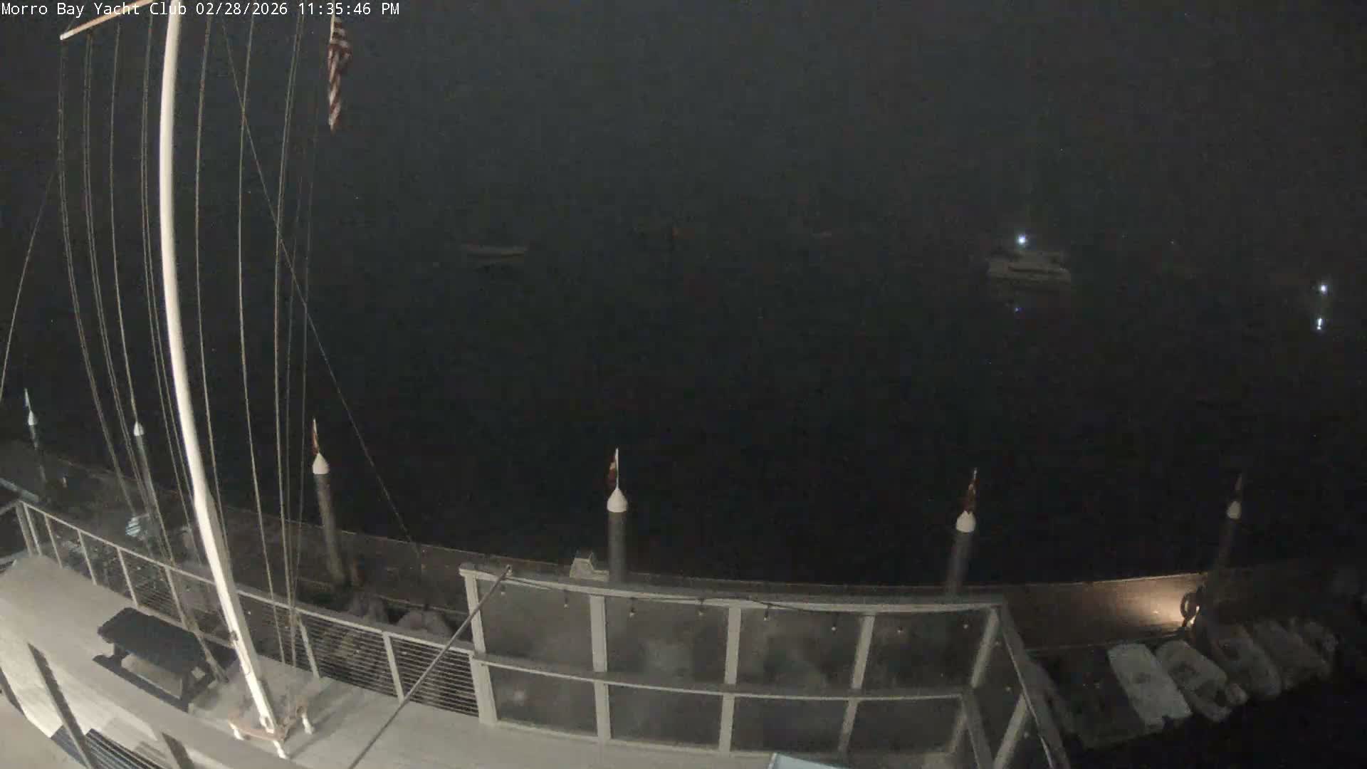 Morro Bay & Morro Bay Yatch Club Live Cam - Morro Bay, San Luis Obispo, California, USA