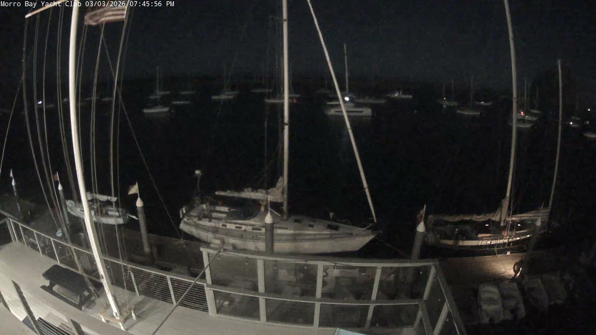 Morro Bay & Morro Bay Yatch Club Live Cam - Morro Bay, San Luis Obispo, California, USA