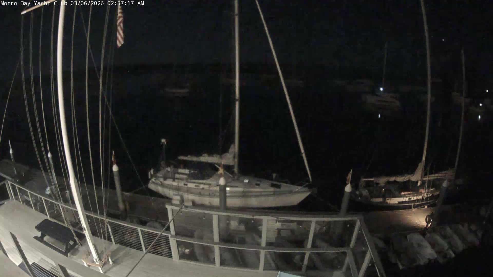 Morro Bay & Morro Bay Yatch Club Live Cam - Morro Bay, San Luis Obispo, California, USA