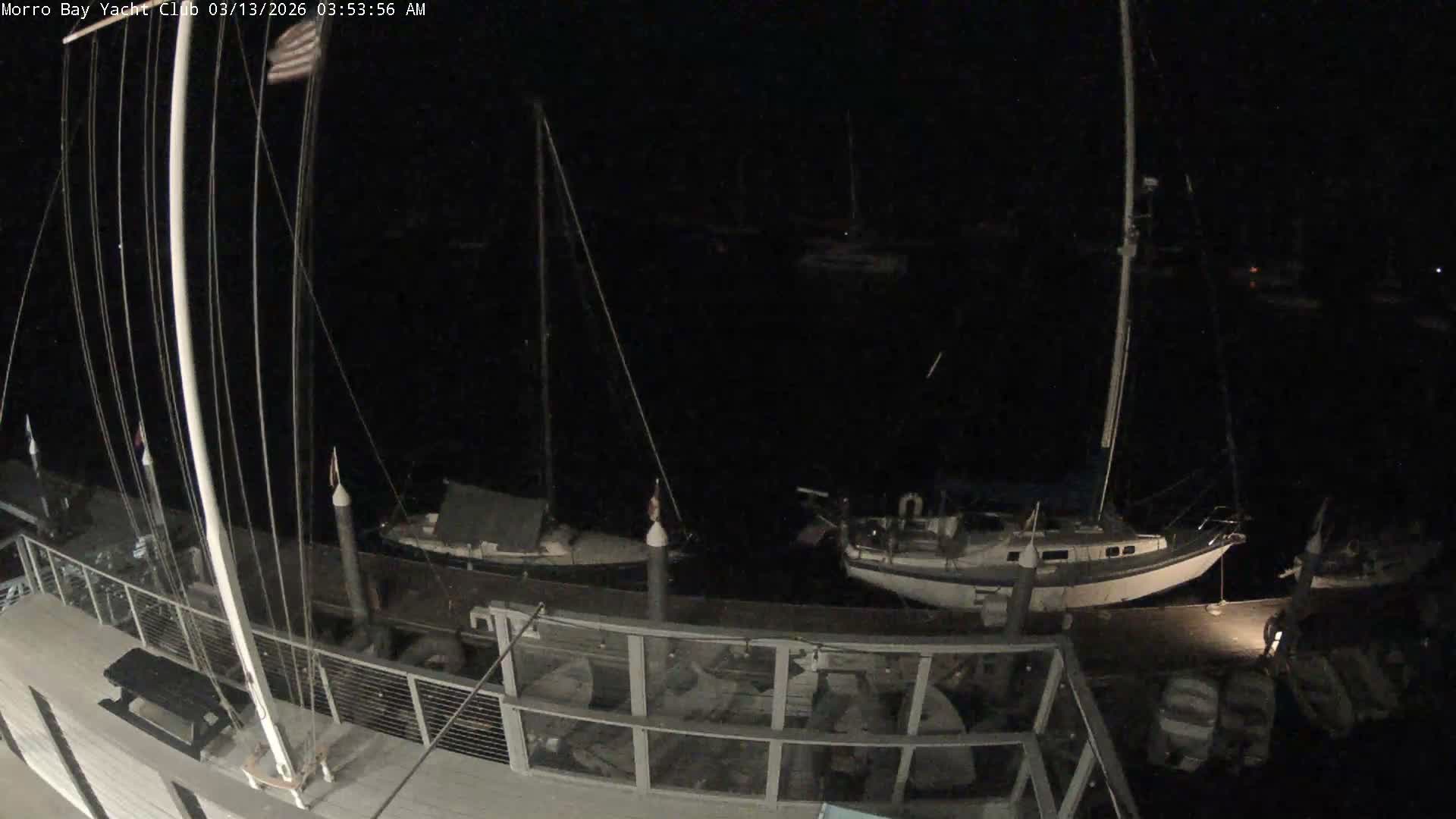 Morro Bay & Morro Bay Yatch Club Live Cam - Morro Bay, San Luis Obispo, California, USA
