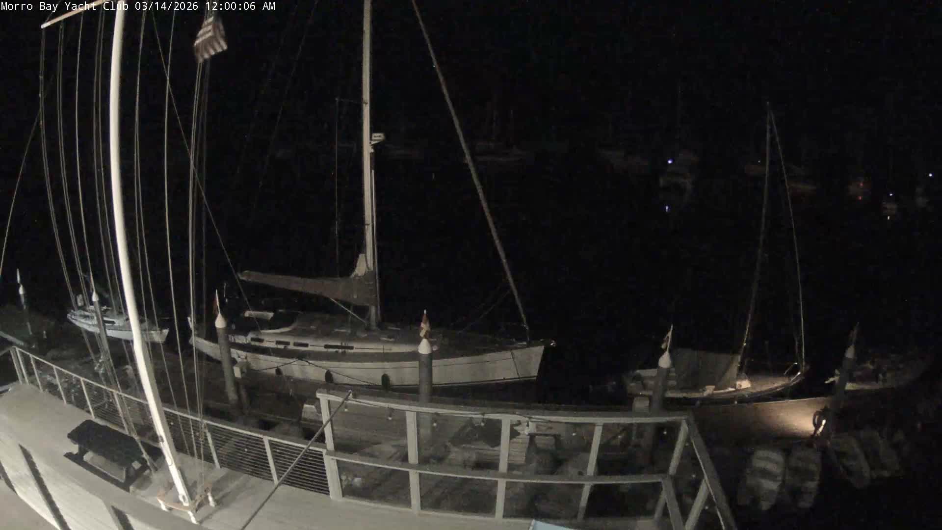 Morro Bay & Morro Bay Yatch Club Live Cam - Morro Bay, San Luis Obispo, California, USA