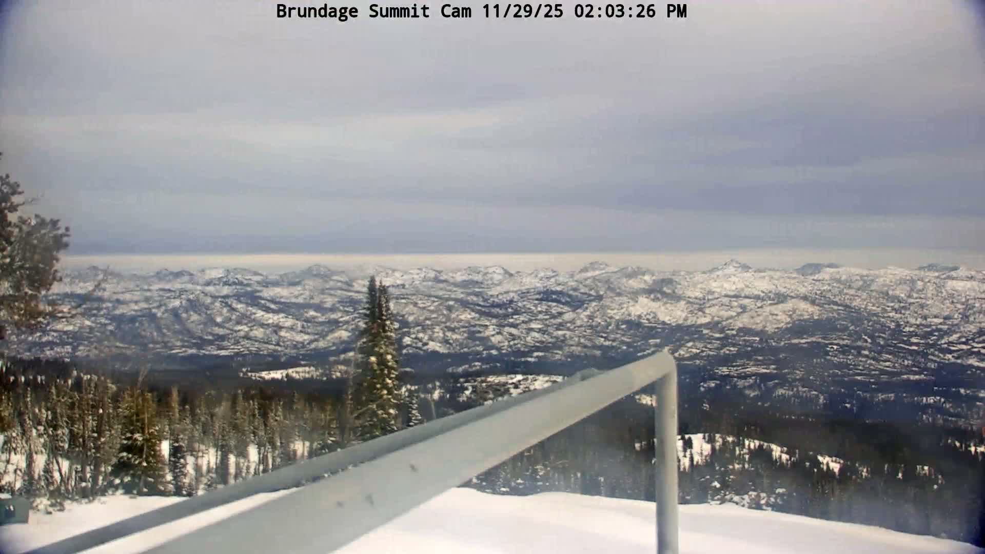 Brundage Mountain Summit Panaromic 360 View Live Cam - McCall, Valley, Idaho, USA