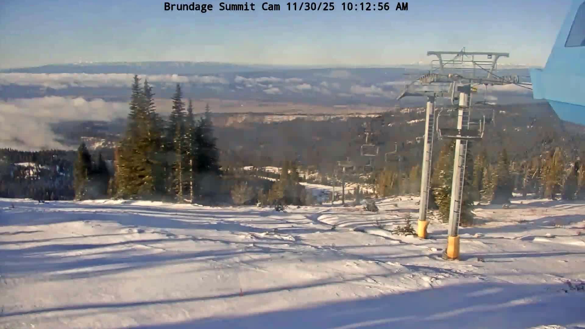 Brundage Mountain Summit Panaromic 360 View Live Cam - McCall, Valley, Idaho, USA