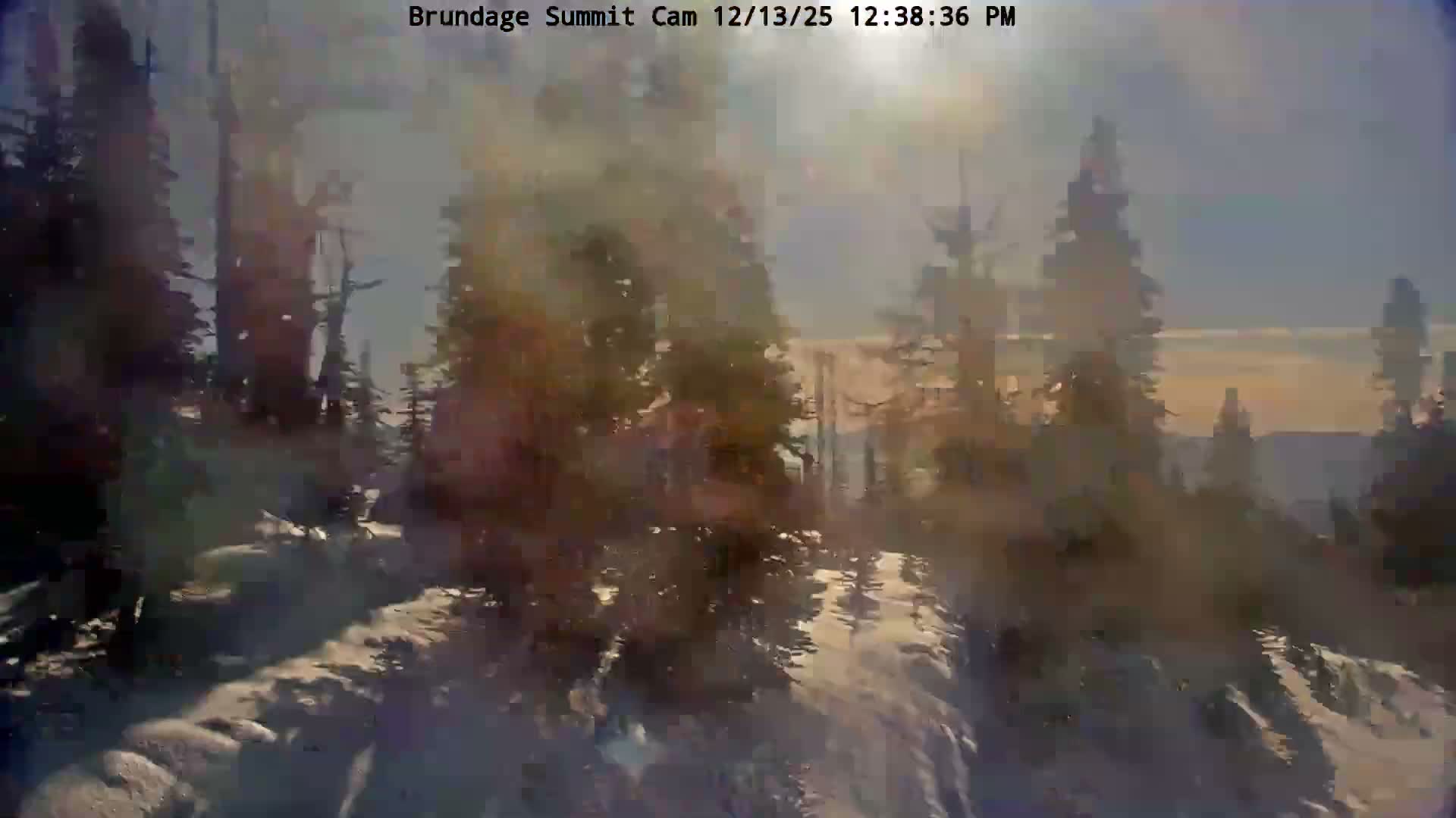 Brundage Mountain Summit Panaromic 360 View Live Cam - McCall, Valley, Idaho, USA