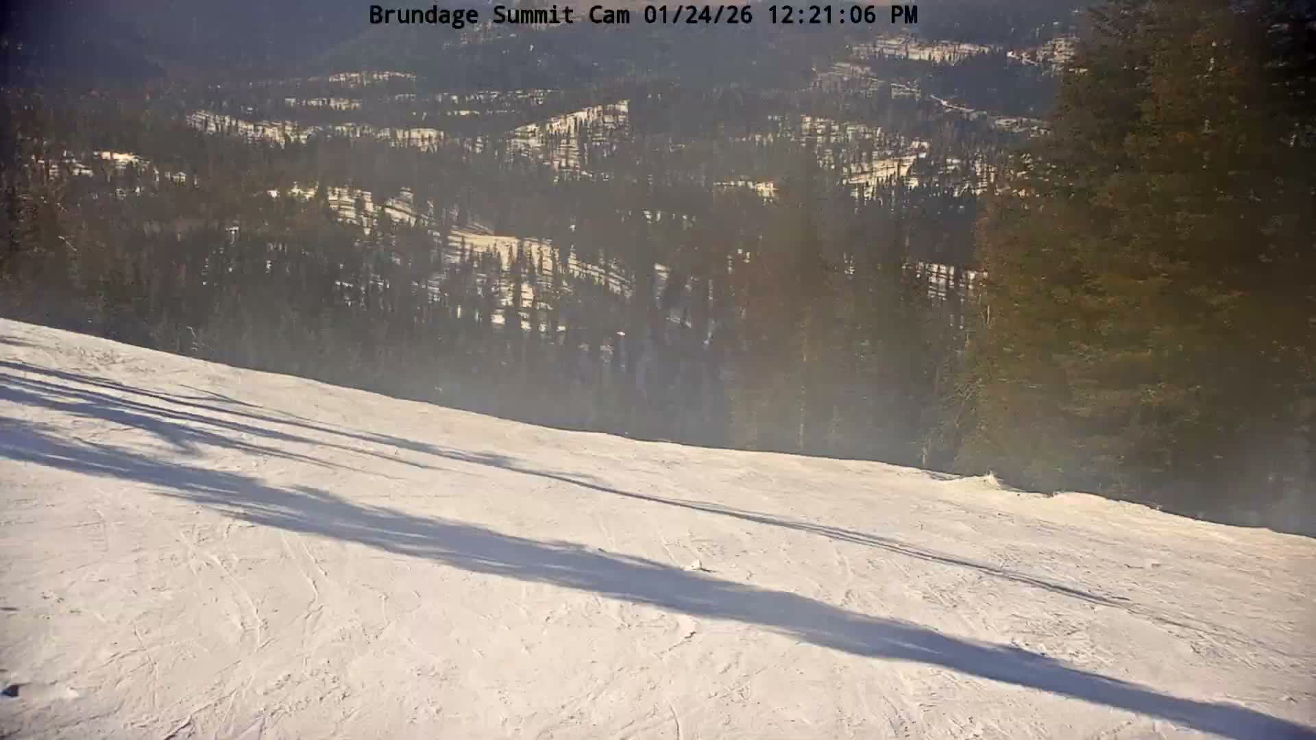 Brundage Mountain Summit Panaromic 360 View Live Cam - McCall, Valley, Idaho, USA