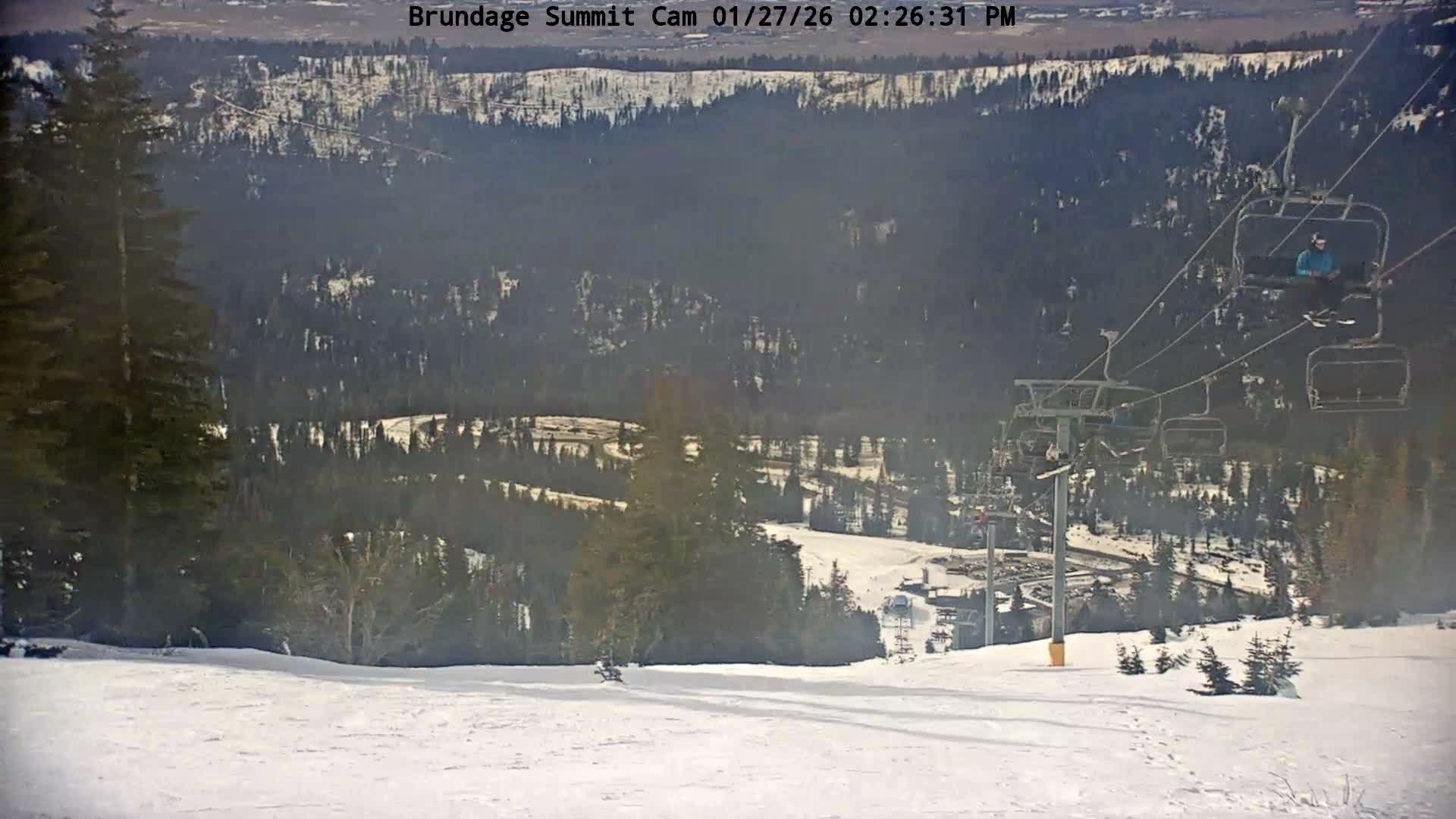 Brundage Mountain Summit Panaromic 360 View Live Cam - McCall, Valley, Idaho, USA