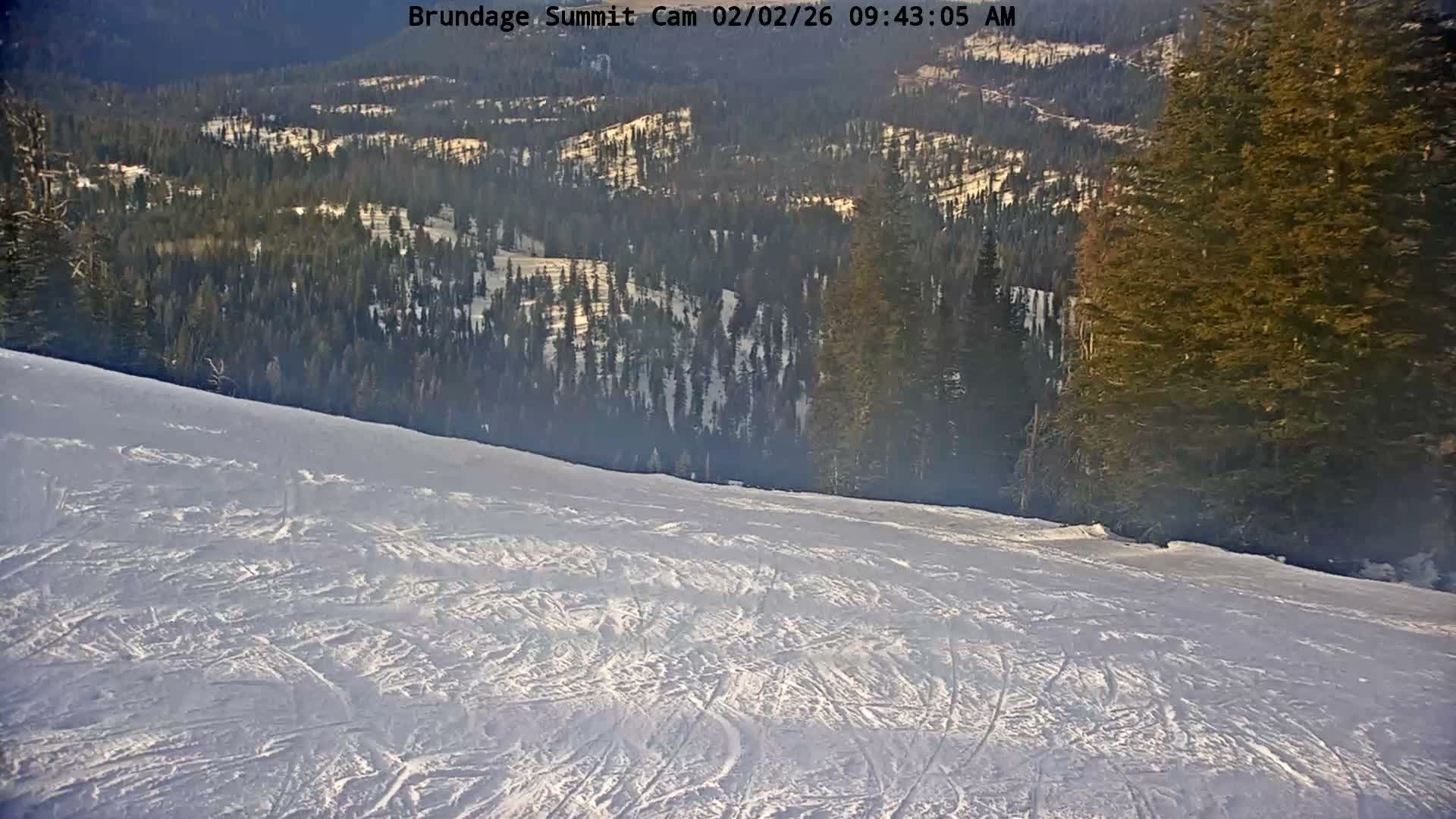 Brundage Mountain Summit Panaromic 360 View Live Cam - McCall, Valley, Idaho, USA