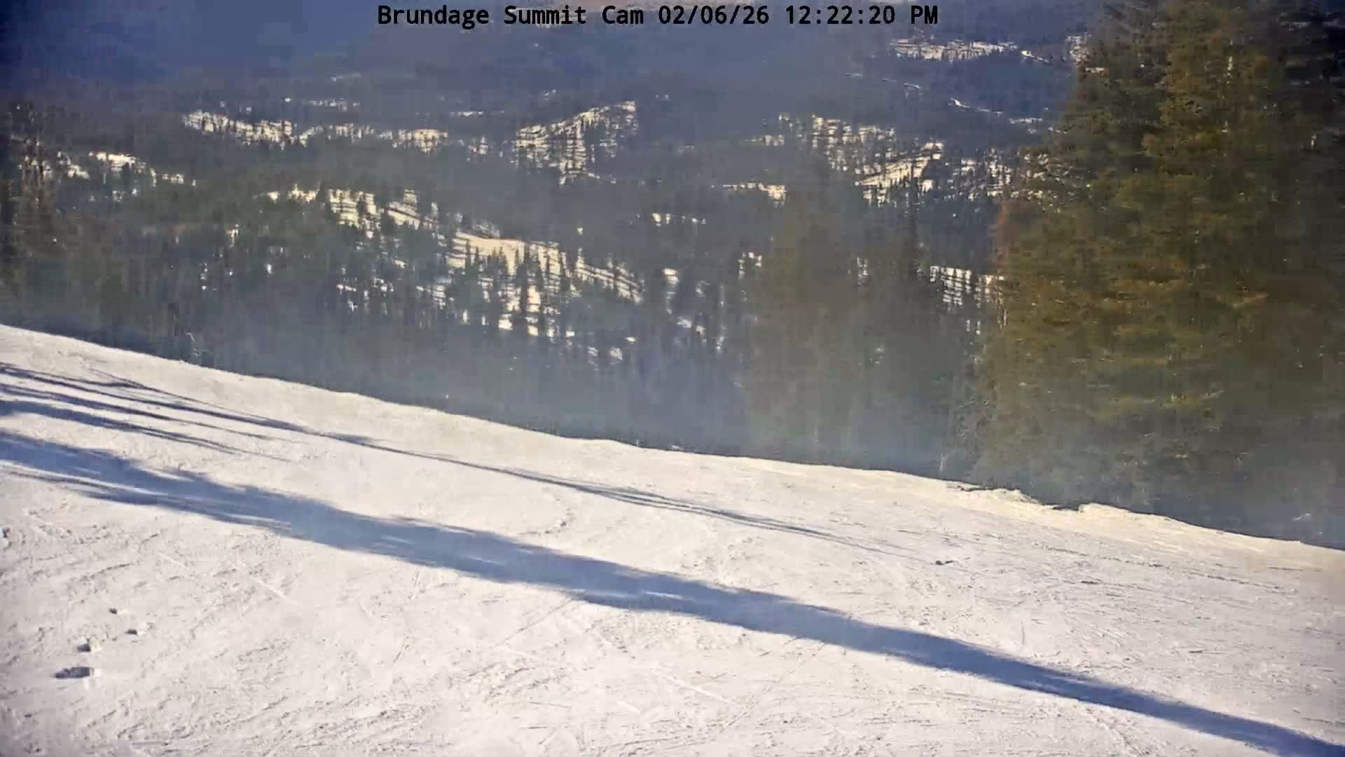 Brundage Mountain Summit Panaromic 360 View Live Cam - McCall, Valley, Idaho, USA
