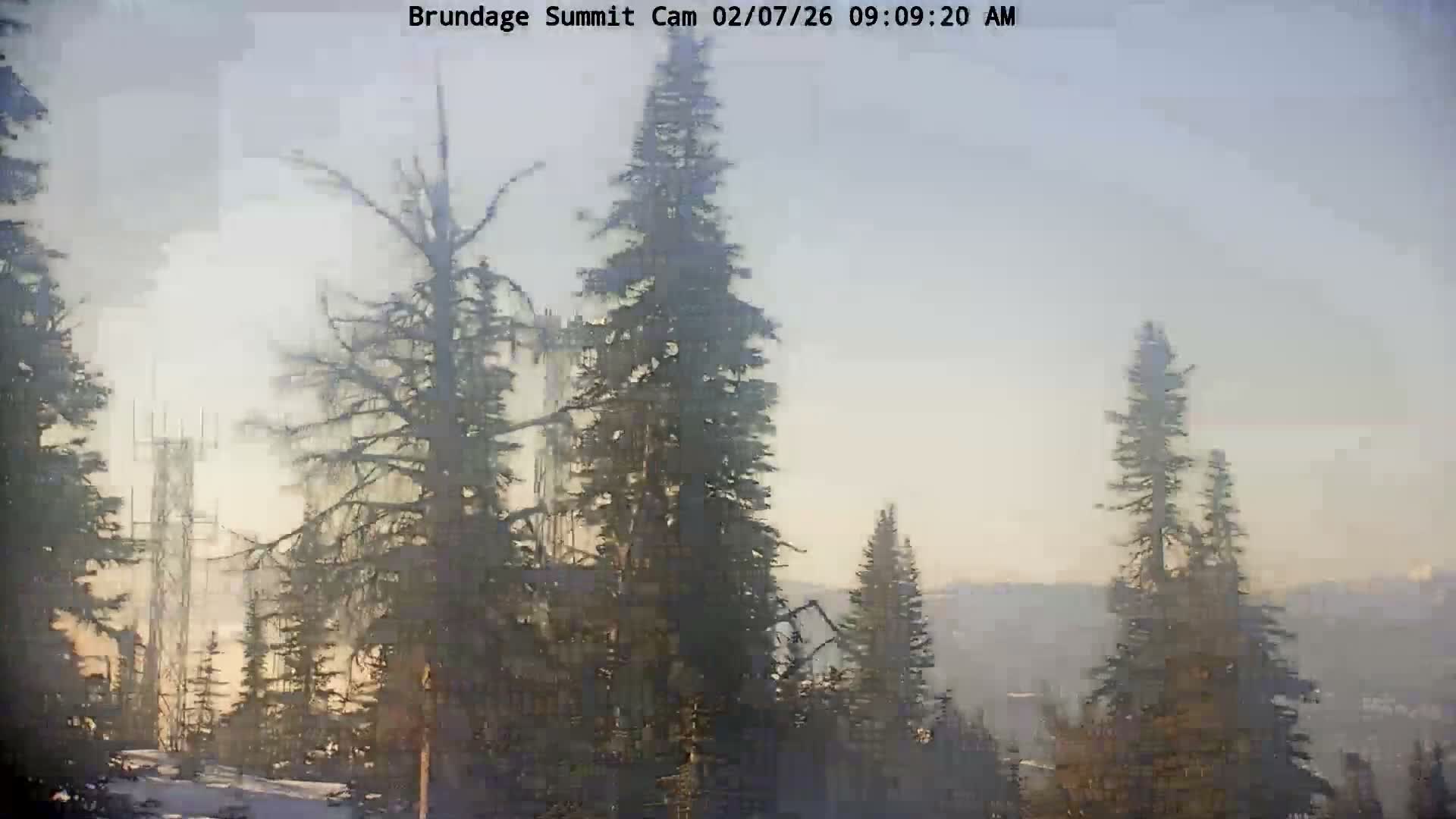 Brundage Mountain Summit Panaromic 360 View Live Cam - McCall, Valley, Idaho, USA