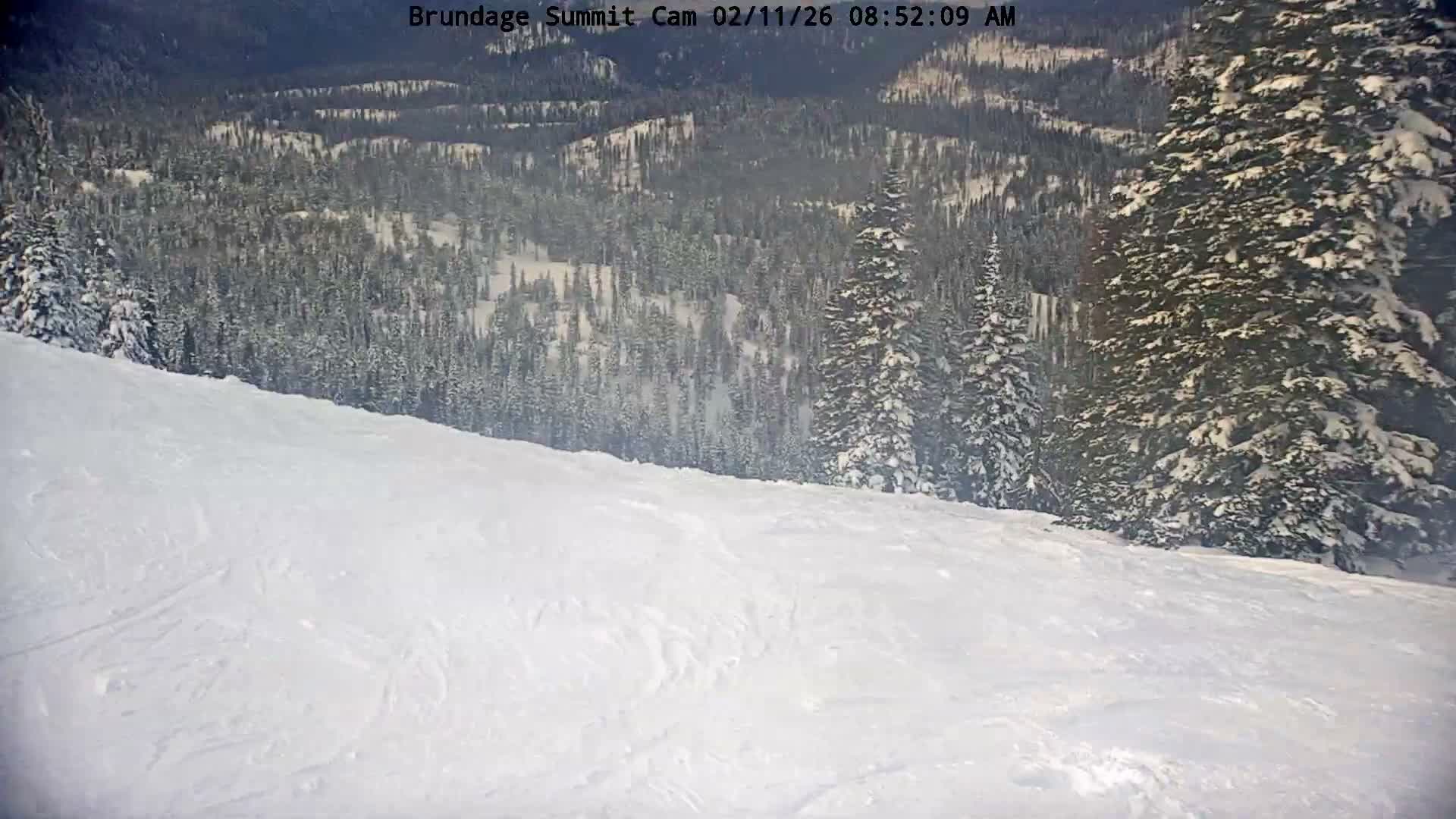 Brundage Mountain Summit Panaromic 360 View Live Cam - McCall, Valley, Idaho, USA