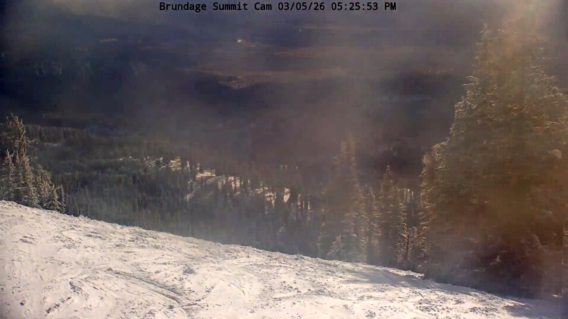 Brundage Mountain Summit Panaromic 360 View Live Cam - McCall, Valley, Idaho, USA