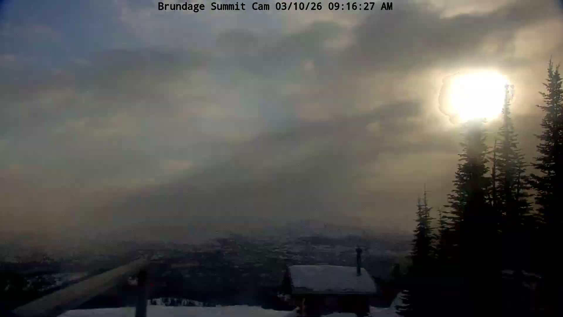 Brundage Mountain Summit Panaromic 360 View Live Cam - McCall, Valley, Idaho, USA