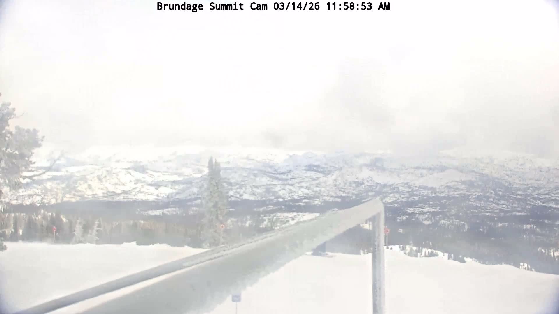 Brundage Mountain Summit Panaromic 360 View Live Cam - McCall, Valley, Idaho, USA