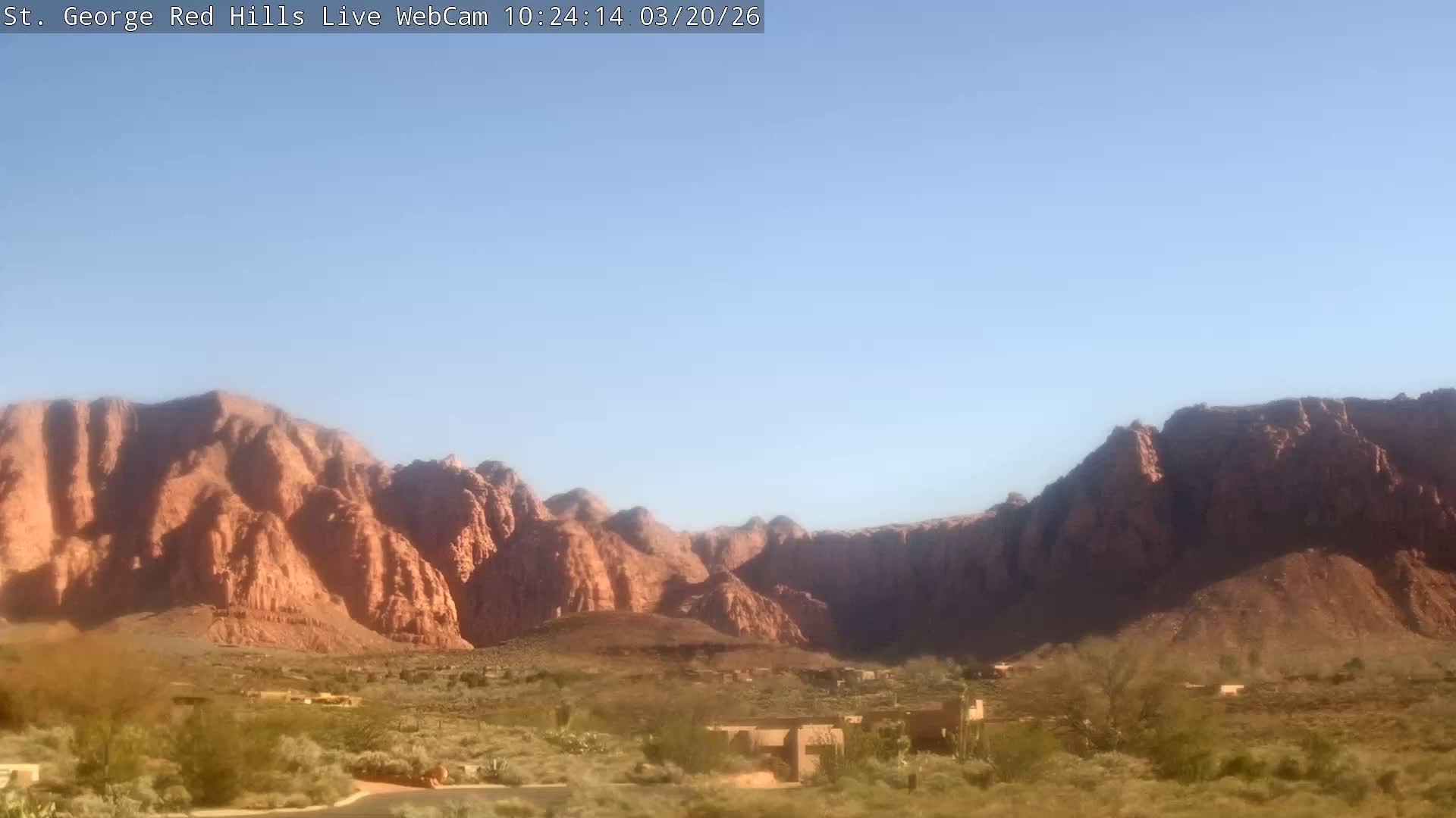 St. George, Red Hills Live Cam - Saint George, Washington, Utah, USA