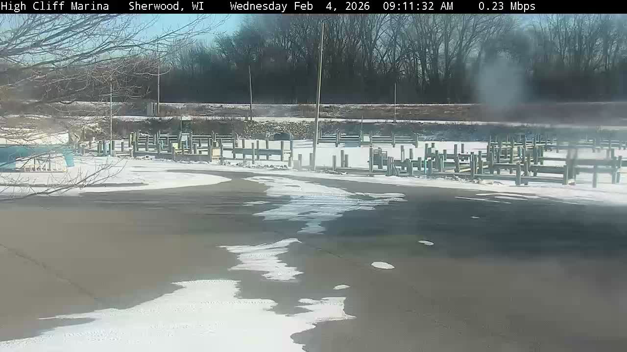 Sherwood, High Cliff Marina Live Cam - Sherwood, Calumet, Wisconsin, USA