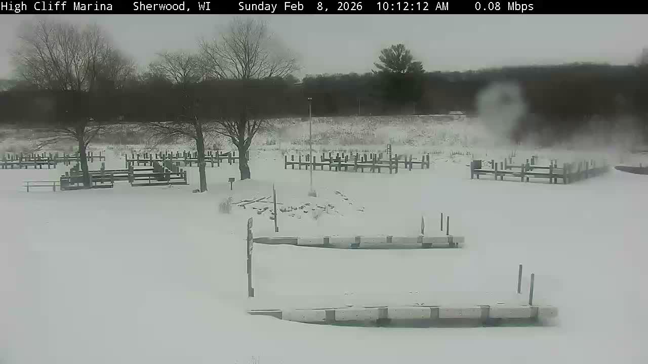 Sherwood, High Cliff Marina Live Cam - Sherwood, Calumet, Wisconsin, USA