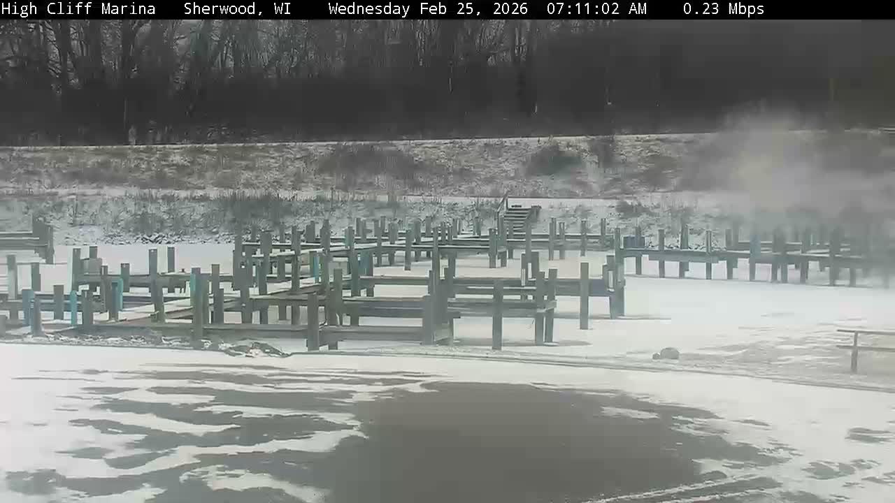 Sherwood, High Cliff Marina Live Cam - Sherwood, Calumet, Wisconsin, USA