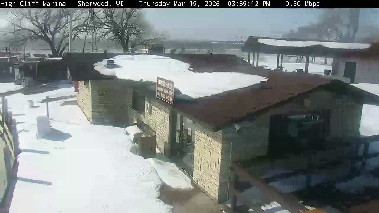 Sherwood, High Cliff Marina Live Cam - Sherwood, Calumet, Wisconsin, USA