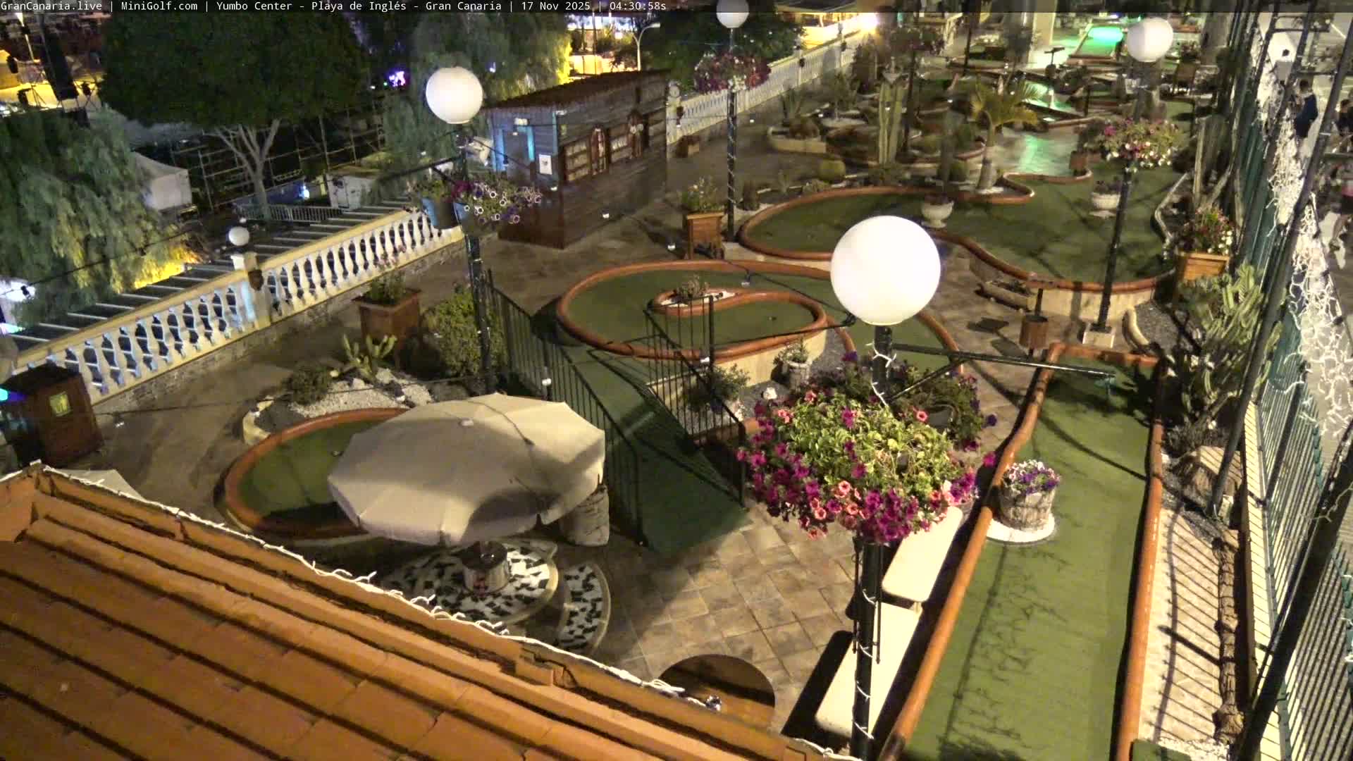 Gran Canaria, Playa del Ingles City & Yumbo Centrum Shopping Mall Live Cam - Playa del Inglés, San Bartolomé de Tirajana, Gran Canaria, Canary Islands (Canarias), Spain