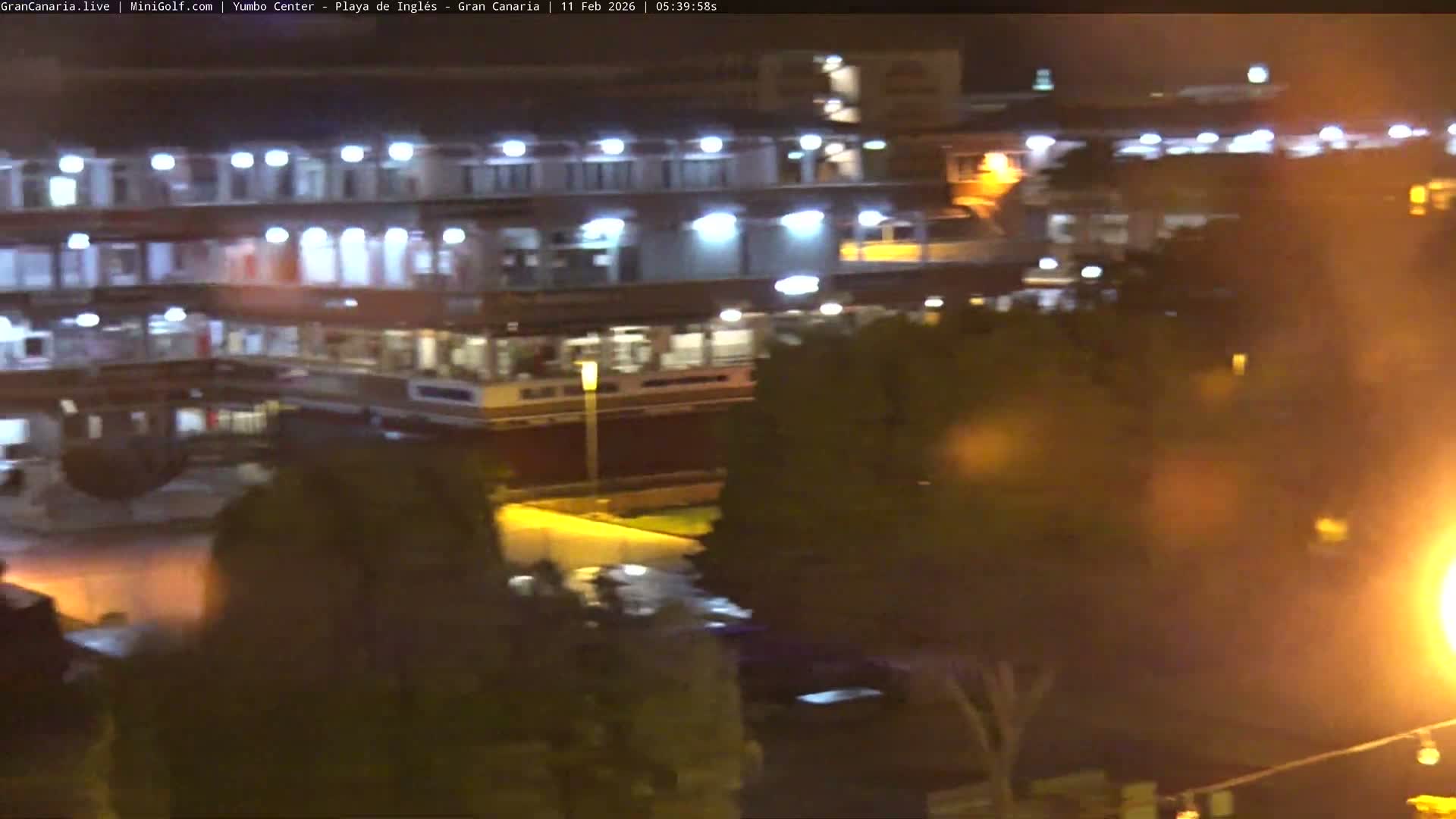 Gran Canaria, Playa del Ingles City & Yumbo Centrum Shopping Mall Live Cam - Playa del Inglés, San Bartolomé de Tirajana, Gran Canaria, Canary Islands (Canarias), Spain