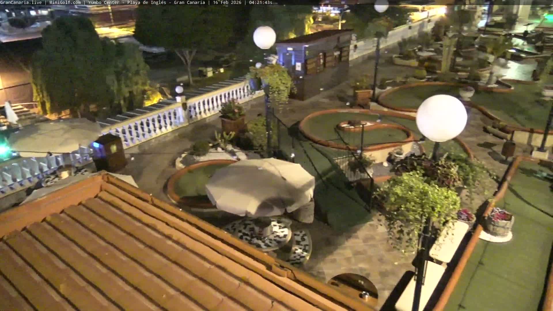 Gran Canaria, Playa del Ingles City & Yumbo Centrum Shopping Mall Live Cam - Playa del Inglés, San Bartolomé de Tirajana, Gran Canaria, Canary Islands (Canarias), Spain