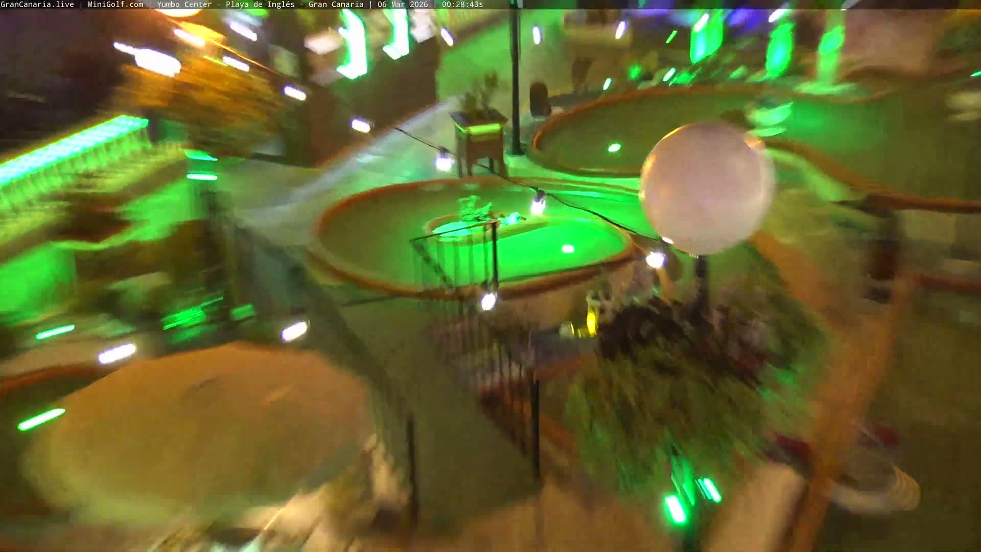 Gran Canaria, Playa del Ingles City & Yumbo Centrum Shopping Mall Live Cam - Playa del Inglés, San Bartolomé de Tirajana, Gran Canaria, Canary Islands (Canarias), Spain