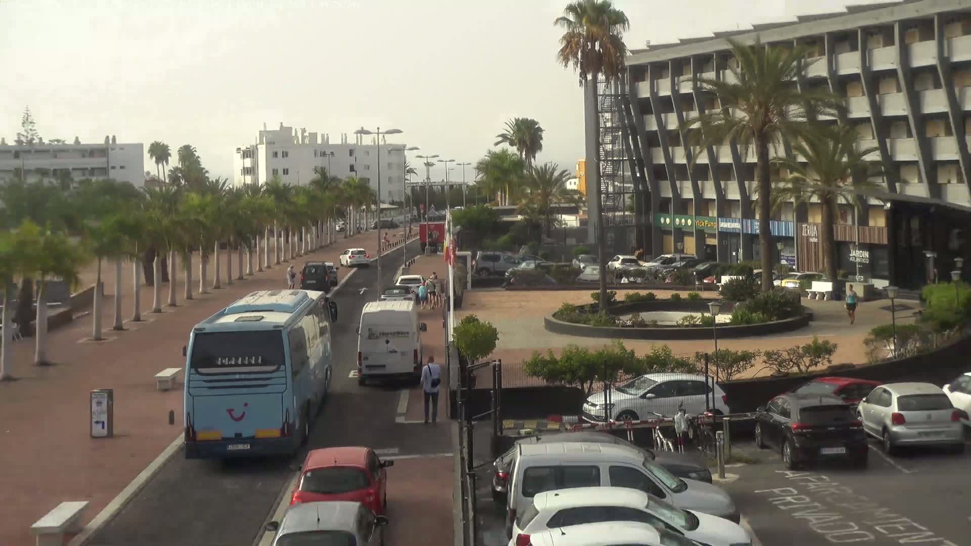 Gran Canaria, Playa del Ingles City & Atlantico Mini Golf Field Live Cam - Playa del Inglés, San Bartolomé de Tirajana, Gran Canaria, Canary Islands (Canarias), Spain