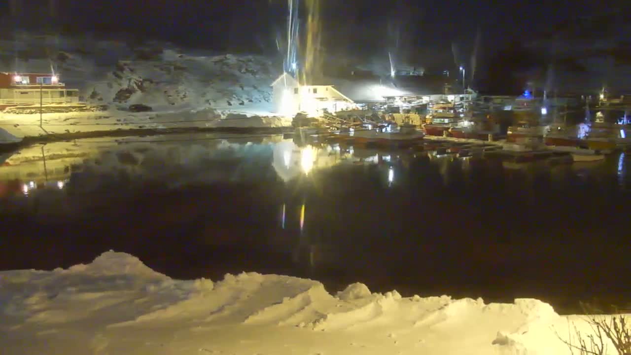 Kamøyvær (Kamoyvaer) Village & Nordkapp Havfiske (North Cape Sea Fishing Marina) Live Cam - Nordkapp, Vest-Finnmark, Finnmark, North Norway, Norway