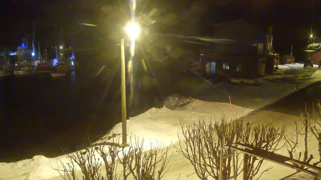 Kamøyvær (Kamoyvaer) Village & Nordkapp Havfiske (North Cape Sea Fishing Marina) Live Cam - Nordkapp, Vest-Finnmark, Finnmark, North Norway, Norway