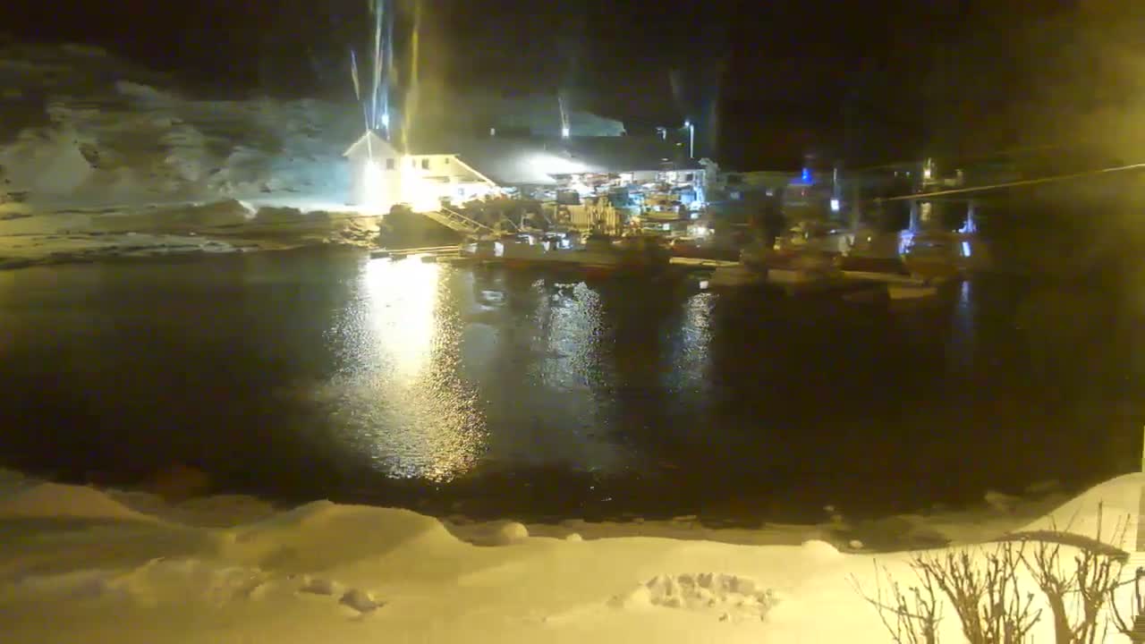 Kamøyvær (Kamoyvaer) Village & Nordkapp Havfiske (North Cape Sea Fishing Marina) Live Cam - Nordkapp, Vest-Finnmark, Finnmark, North Norway, Norway