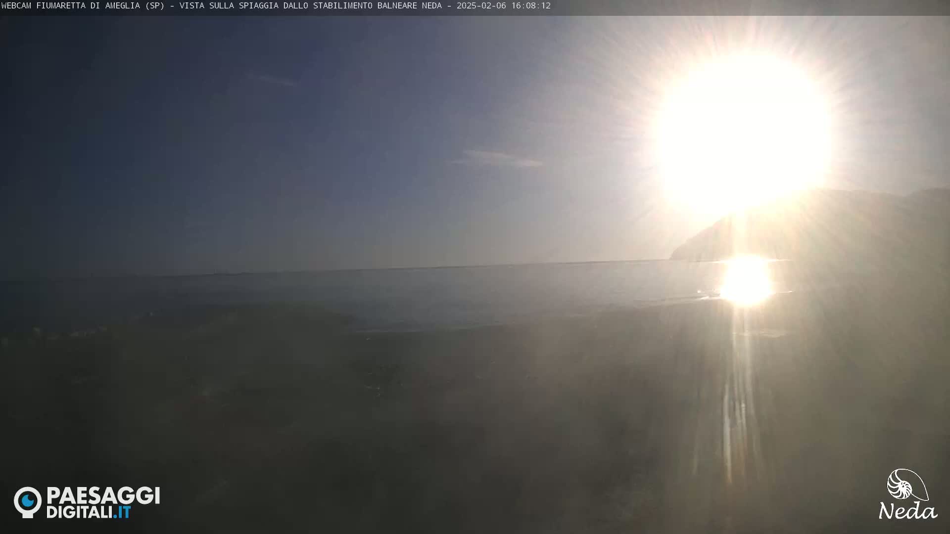 Fiumaretta di Ameglia Beach Live Cam - La Spezia, Liguria, Italy