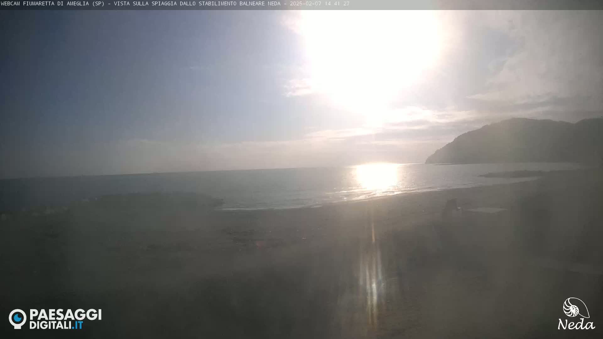 Fiumaretta di Ameglia Beach Live Cam - La Spezia, Liguria, Italy