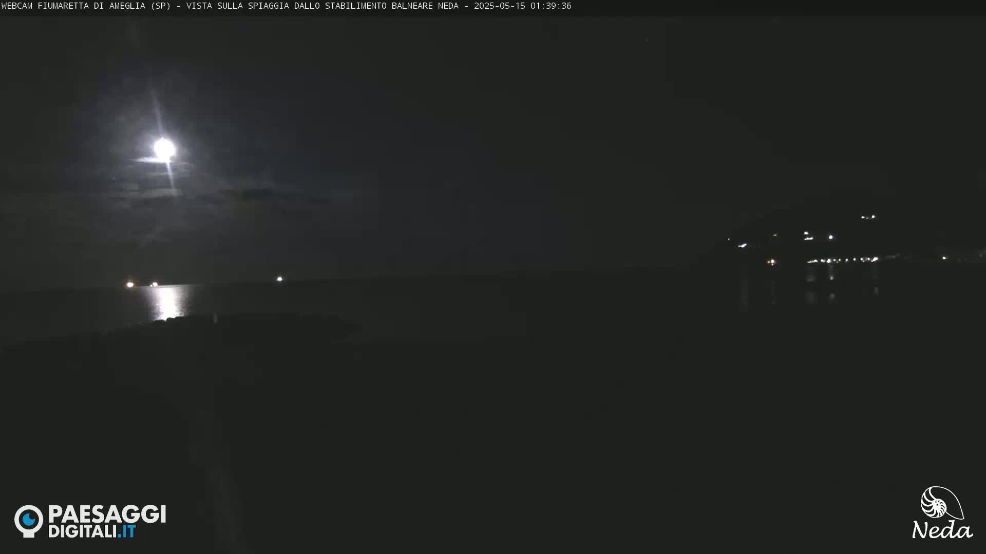 Fiumaretta di Ameglia Beach Live Cam - La Spezia, Liguria, Italy