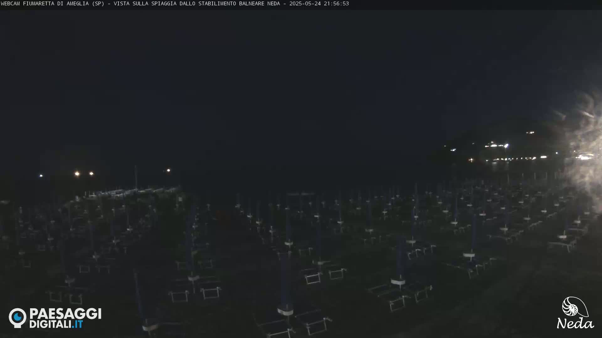 Fiumaretta di Ameglia Beach Live Cam - La Spezia, Liguria, Italy