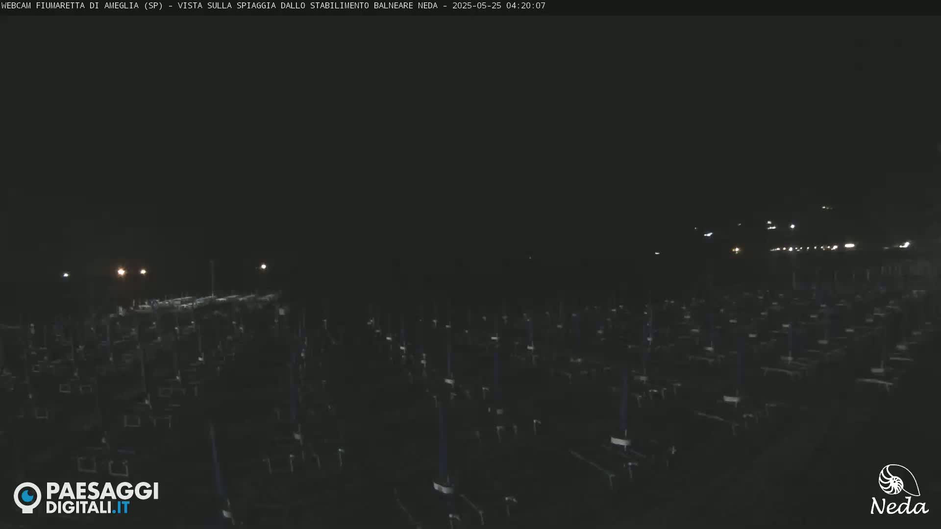 Fiumaretta di Ameglia Beach Live Cam - La Spezia, Liguria, Italy