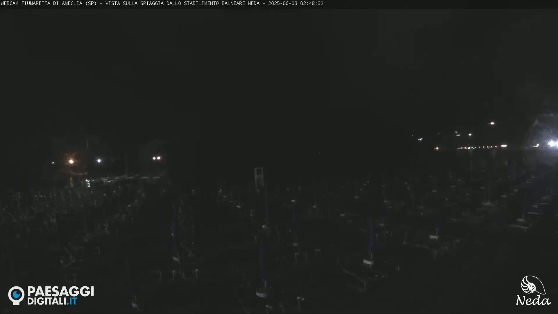 Fiumaretta di Ameglia Beach Live Cam - La Spezia, Liguria, Italy